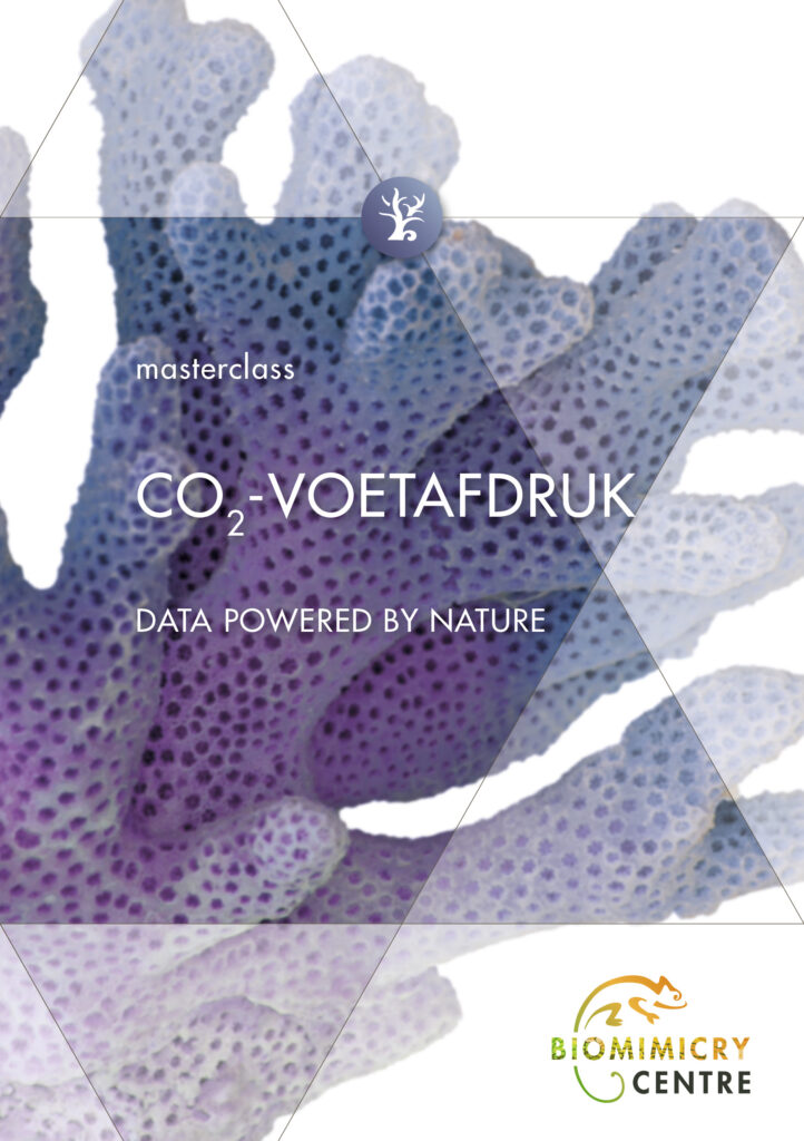 Biomimicry opleidingen CO2-voetafdruk masterclass folder